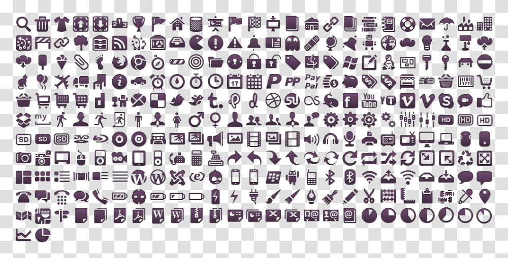 Vector And Webfont Social Media Icons For Free Sprite Image Icon, Computer Keyboard, Hardware, Electronics Transparent Png