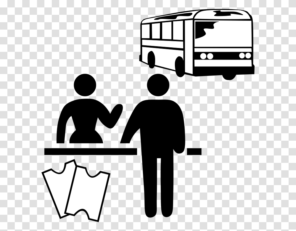 Vector Art, Bus, Vehicle, Transportation Transparent Png