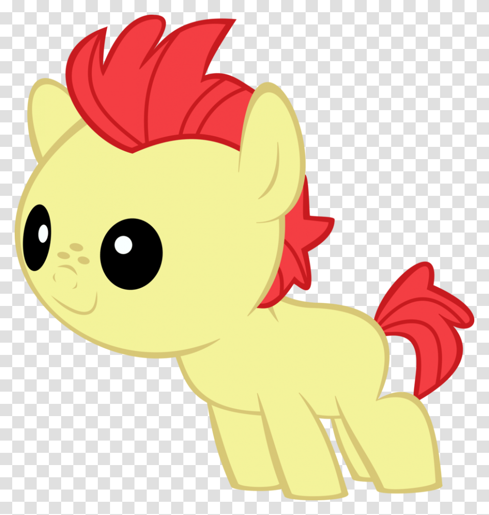 Vector Artist Red Baby Pony Mac Cute Mlp Bright Mac Infant, Cupid, Toy Transparent Png
