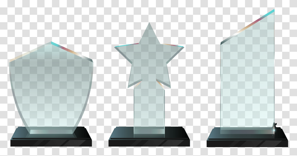 Vector Award Trophy Plaque Trophy Vector, Star Symbol, Cross Transparent Png