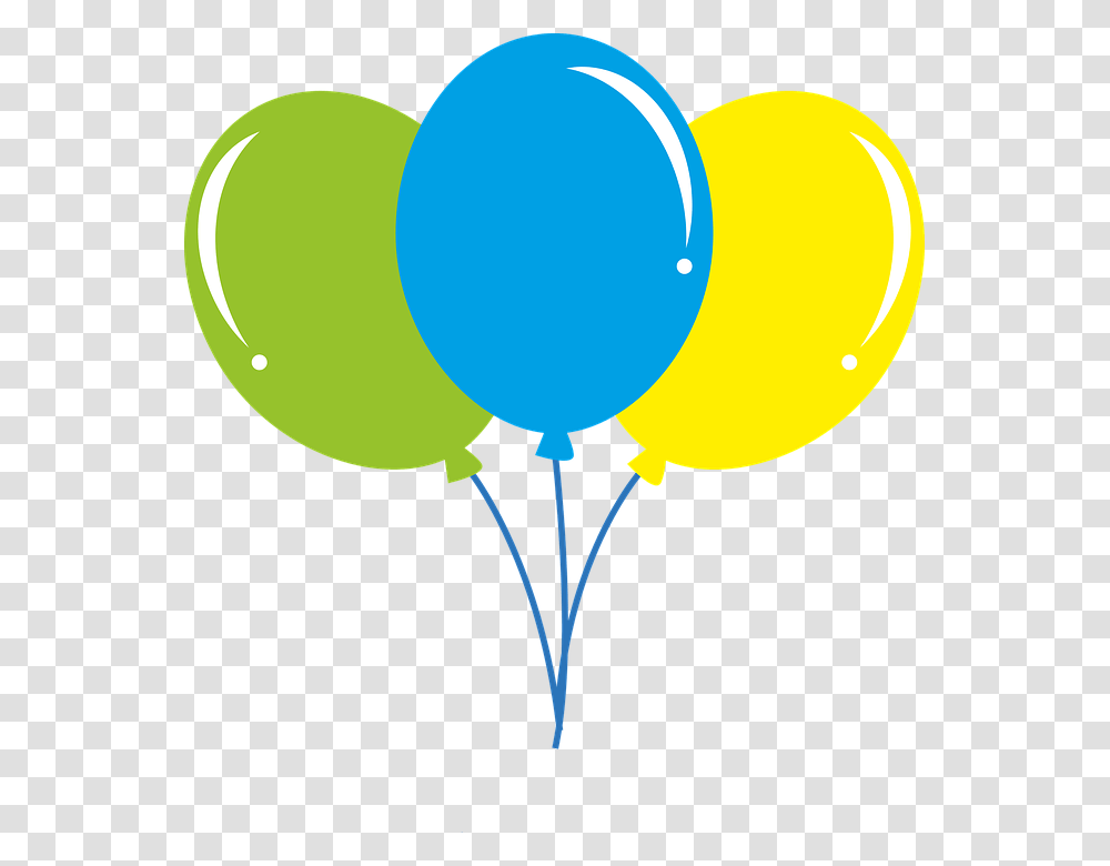 Vector Balao Colorful Party Birthday Happy Child, Balloon Transparent Png