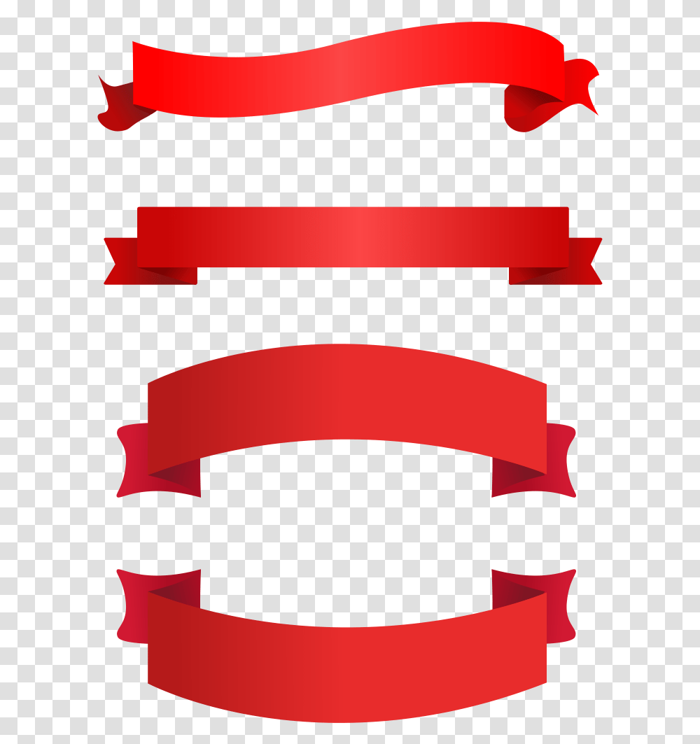 Vector Banners Ribbons 4 Image Red Ribbon Vector, Label, Text, Pillow, Cushion Transparent Png