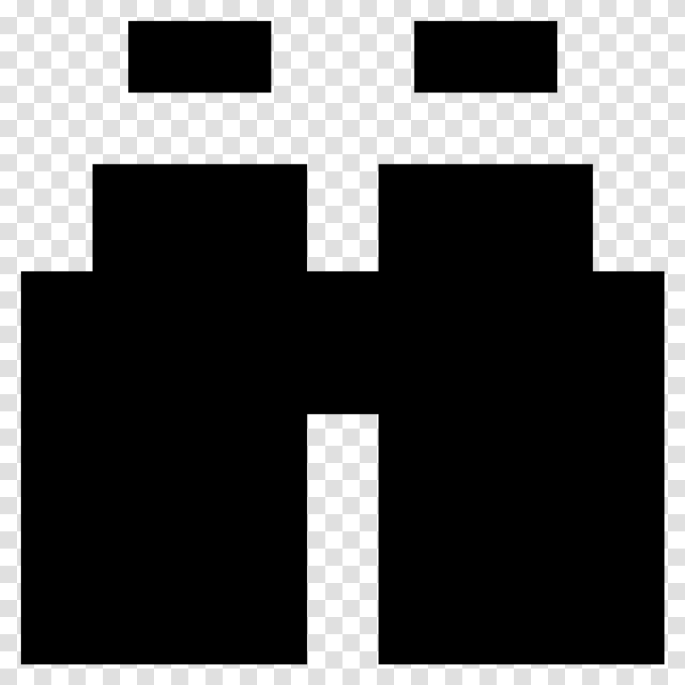 Vector Binoculars Black And White Icon, Gray, World Of Warcraft Transparent Png