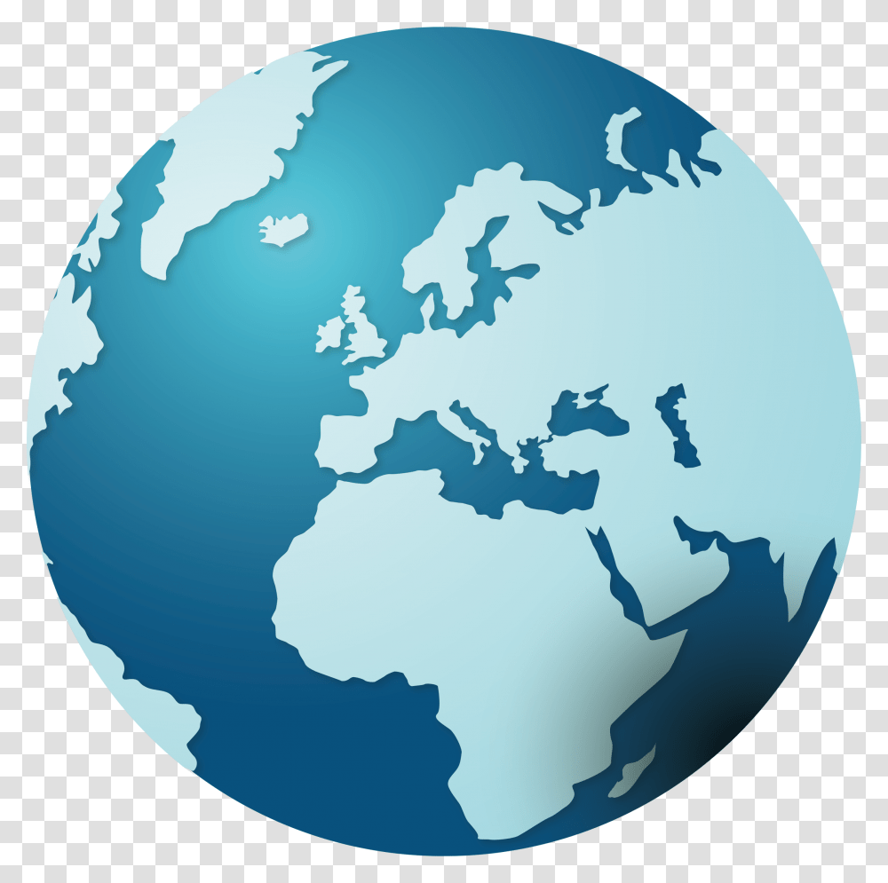 Vector Black And White Library Earth Clip Art Creative World Globe Europe, Outer Space, Astronomy, Universe, Planet Transparent Png