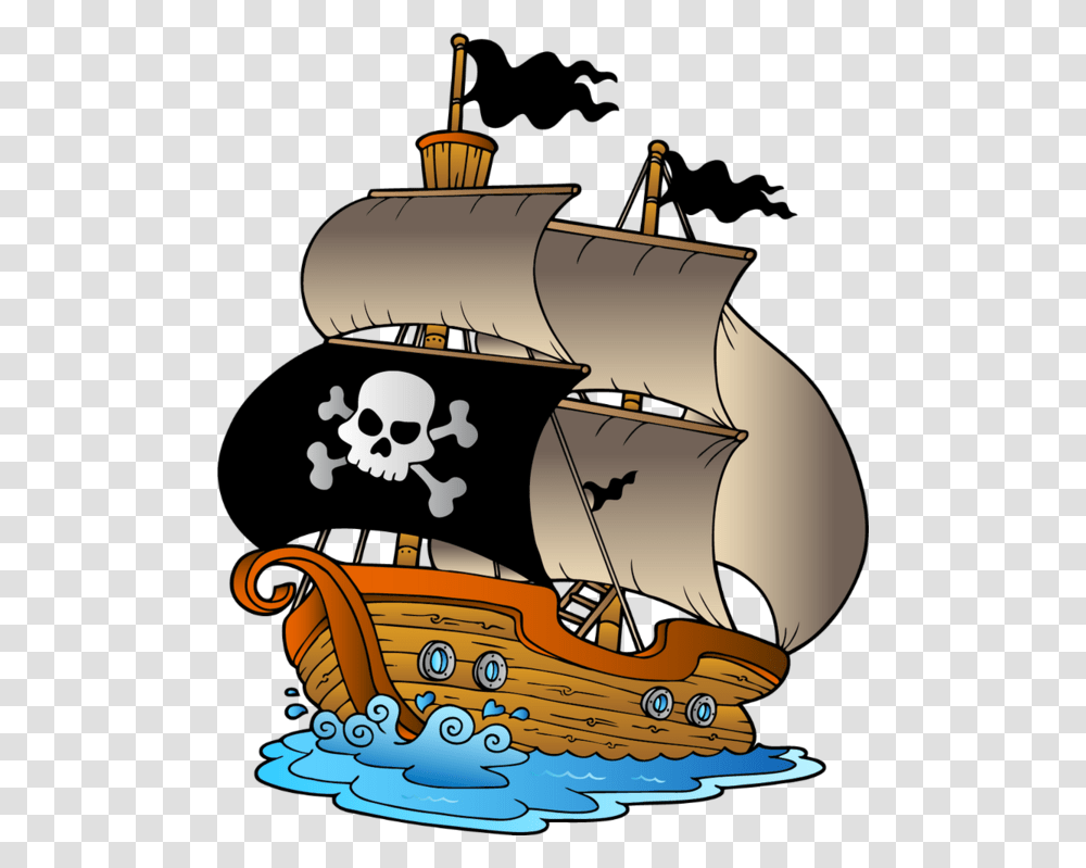 Vector Boats Pirate Pirate Ship Free Clip Art Pirate Ship Free Clipart, Transportation, Vehicle, Watercraft Transparent Png