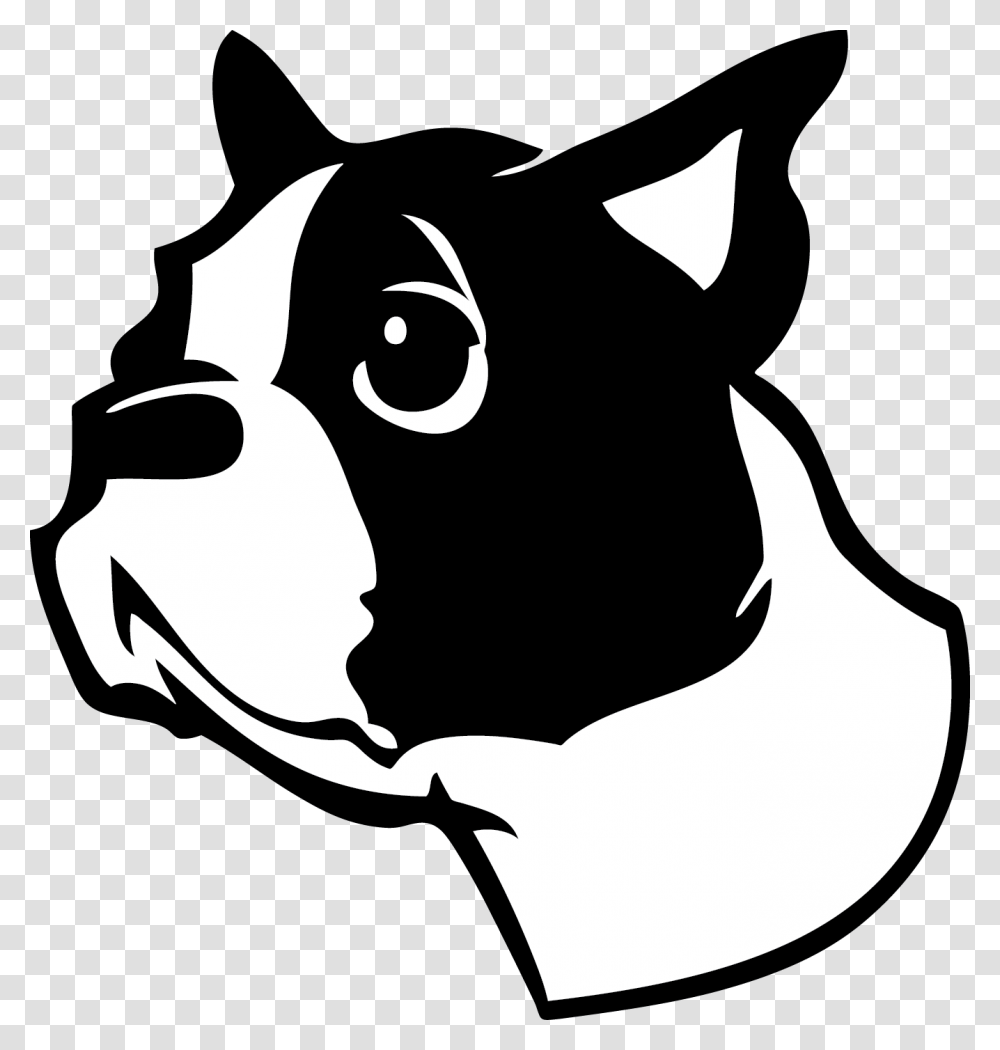 Vector Boston Terrier Lines, Stencil, Boston Bull, Bulldog, Pet Transparent Png
