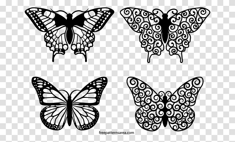 Vector Butterfly Svg Free, Gray, World Of Warcraft Transparent Png