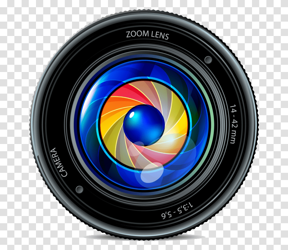 Vector Camera Logo, Camera Lens, Electronics Transparent Png