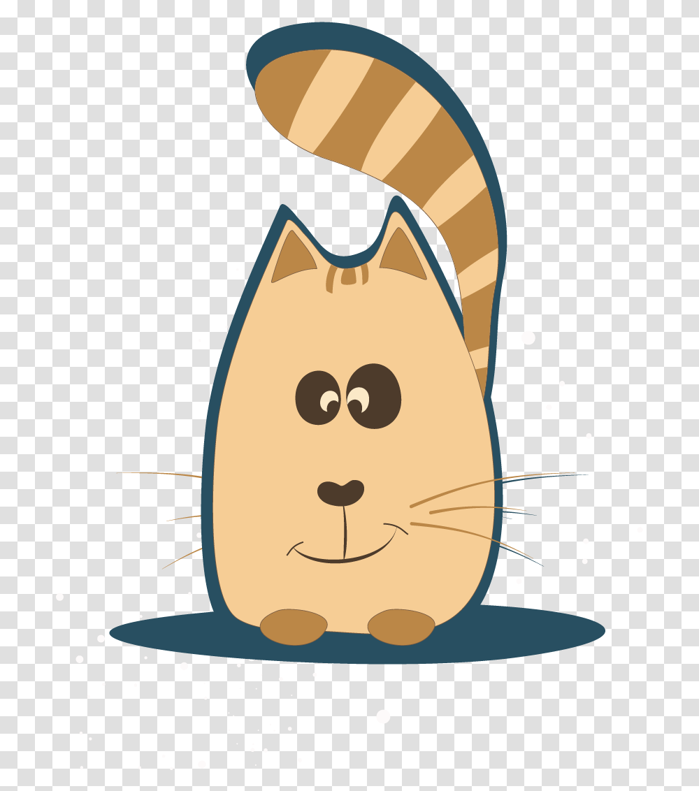 Vector Cartoon Cat Download Cat, Plant, Food, Outdoors, Bowl Transparent Png