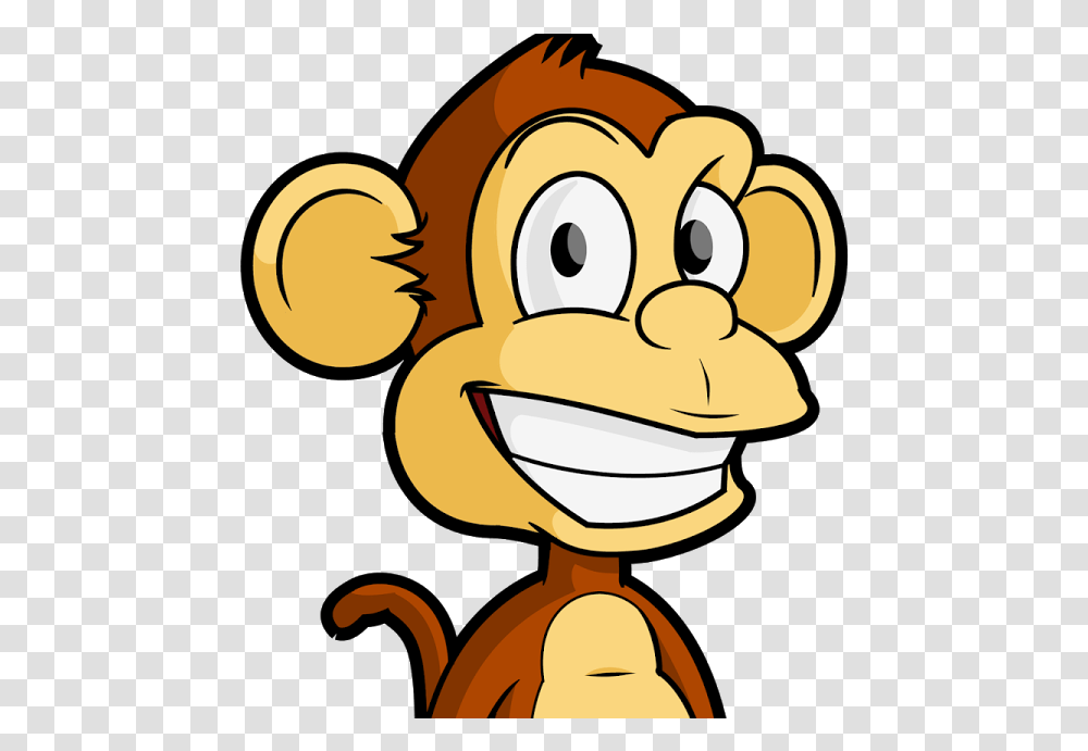 Vector Cartoon Monkey, Outdoors, Nature, Food, Sweets Transparent Png