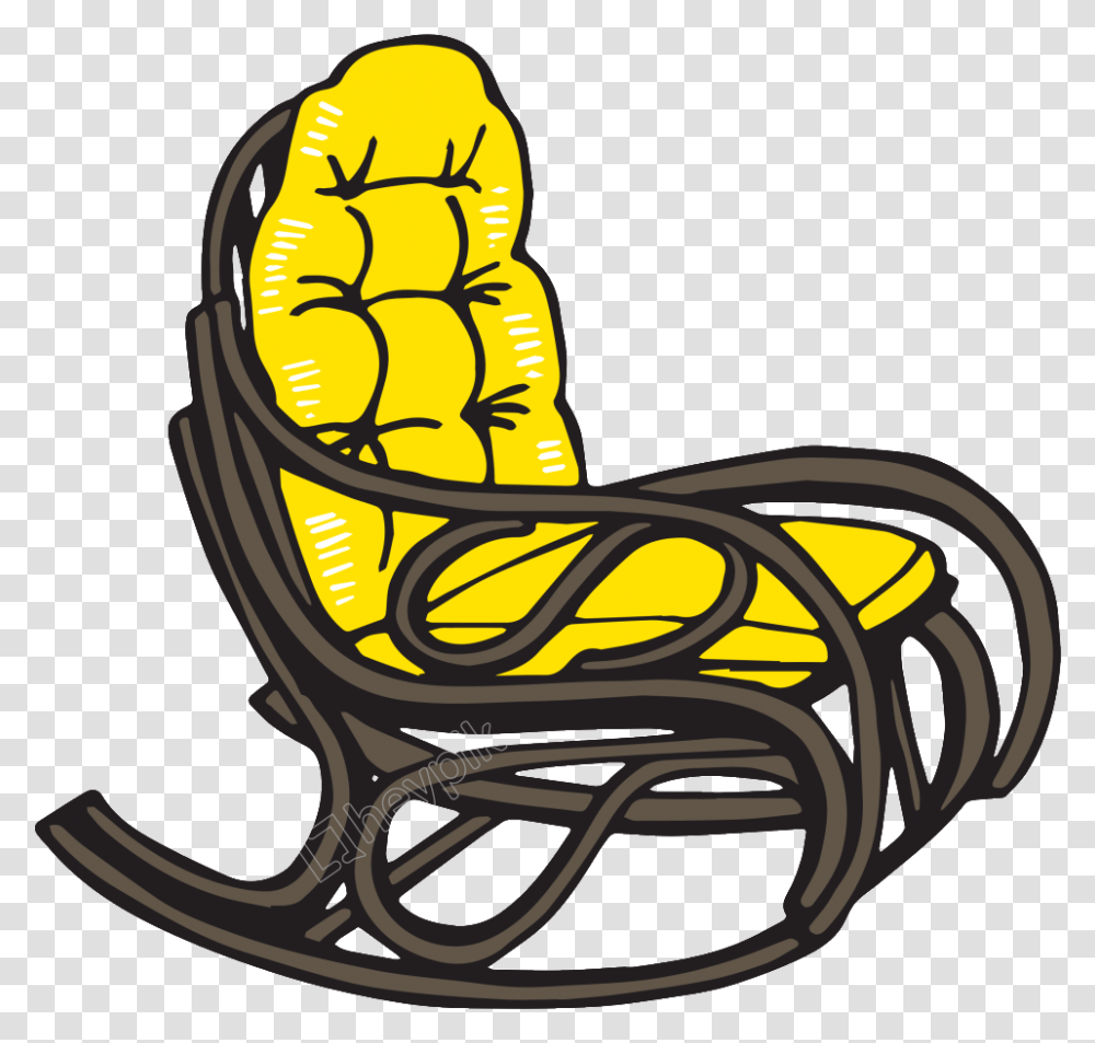 Vector Chair Rocking Rocking Chair, Furniture Transparent Png