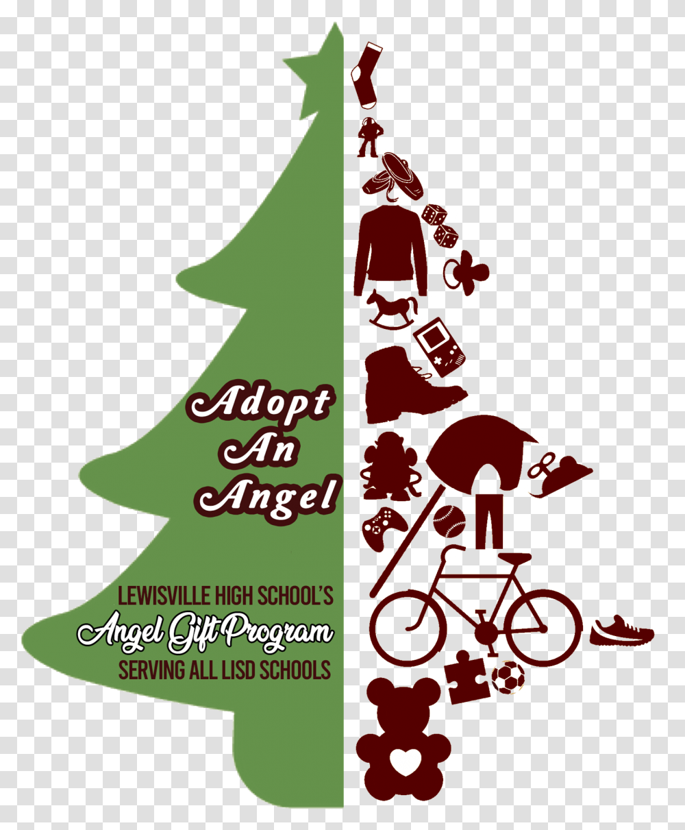 Vector Christmas Tree Silhouette, Plant, Ornament, Poster, Advertisement Transparent Png