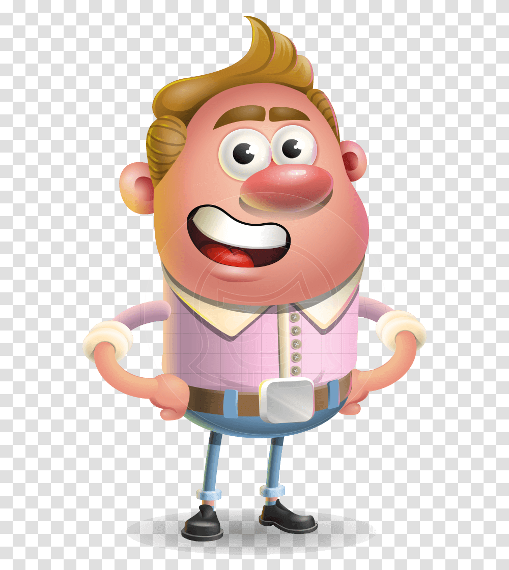 Vector Clay Business Man Cartoon Character Design Aka Cartoon With Blond Hair Male, Toy, Performer, Costume, Head Transparent Png