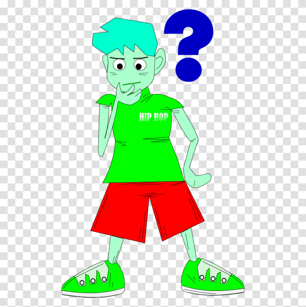 Vector Clip Art Boy Question Clipart, Sleeve, Apparel Transparent Png