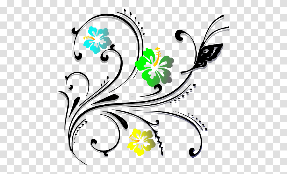 Vector Clip Art, Floral Design, Pattern, Scissors Transparent Png