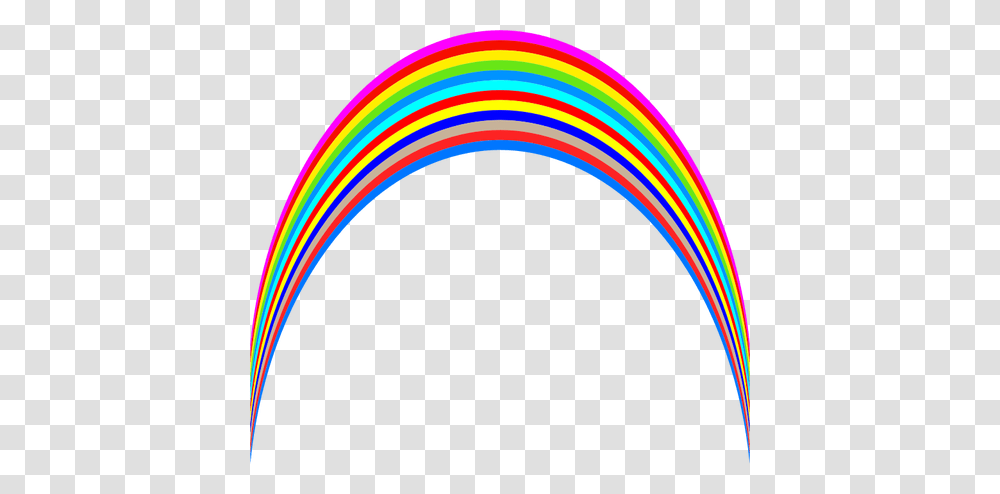 Vector Clip Art Of Arched Rainbow, Light, Neon Transparent Png