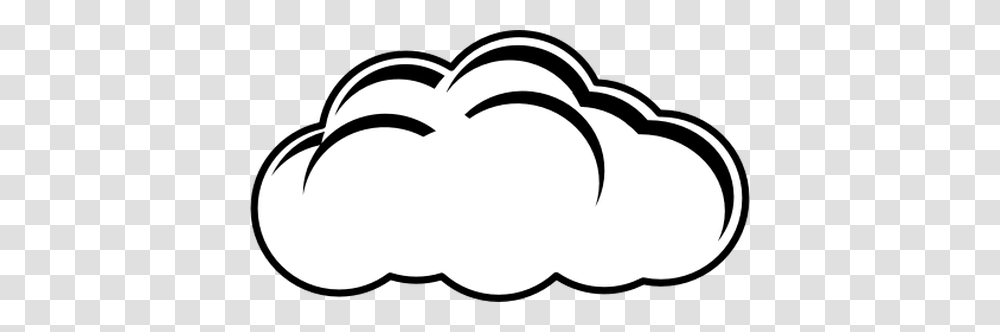 Vector Clip Art Of Black And White Cloudy Day Sign, Stencil, Heart, Food, Pumpkin Transparent Png