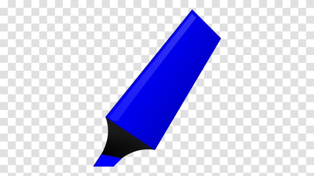 Vector Clip Art Of Blue Highlighter, Marker, Mobile Phone, Electronics, Cell Phone Transparent Png