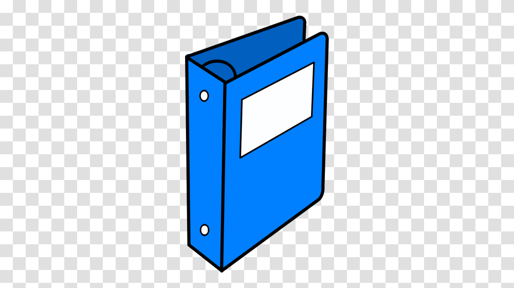 Vector Clip Art Of Blue Lever Arch, Label, File Binder, File Folder Transparent Png