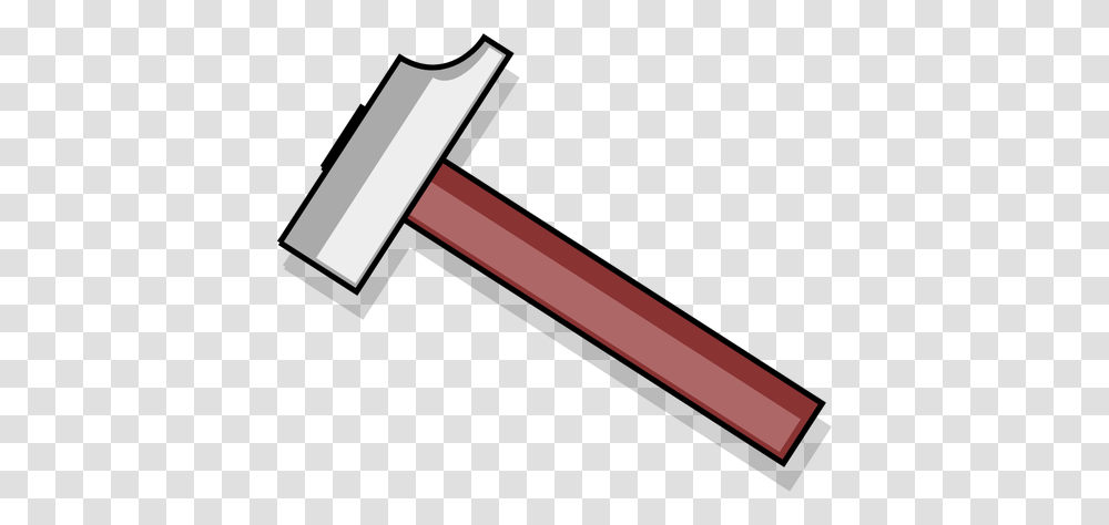 Vector Clip Art Of Cartoon Drawing Of A Hammer, Tool, Mallet Transparent Png