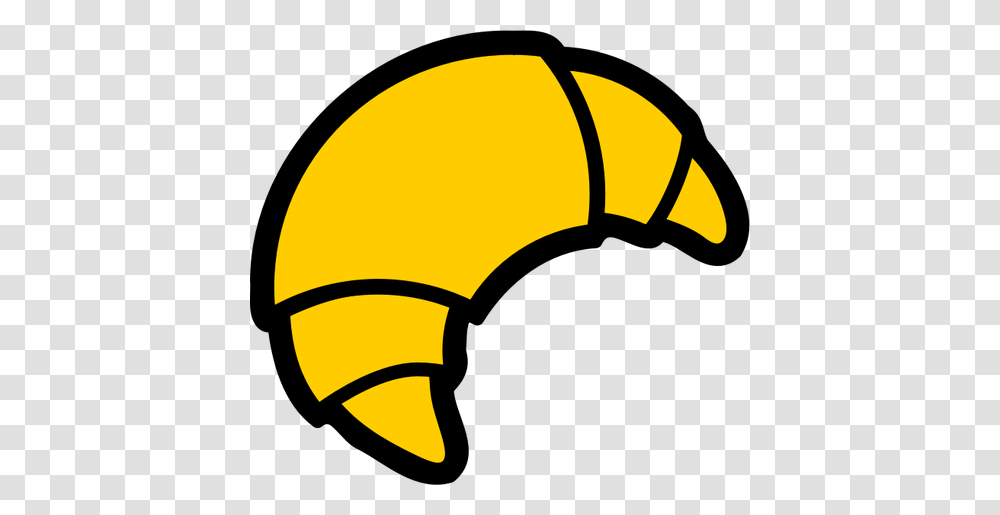 Vector Clip Art Of Croissant Icon, Food, Baseball Cap, Hat Transparent Png