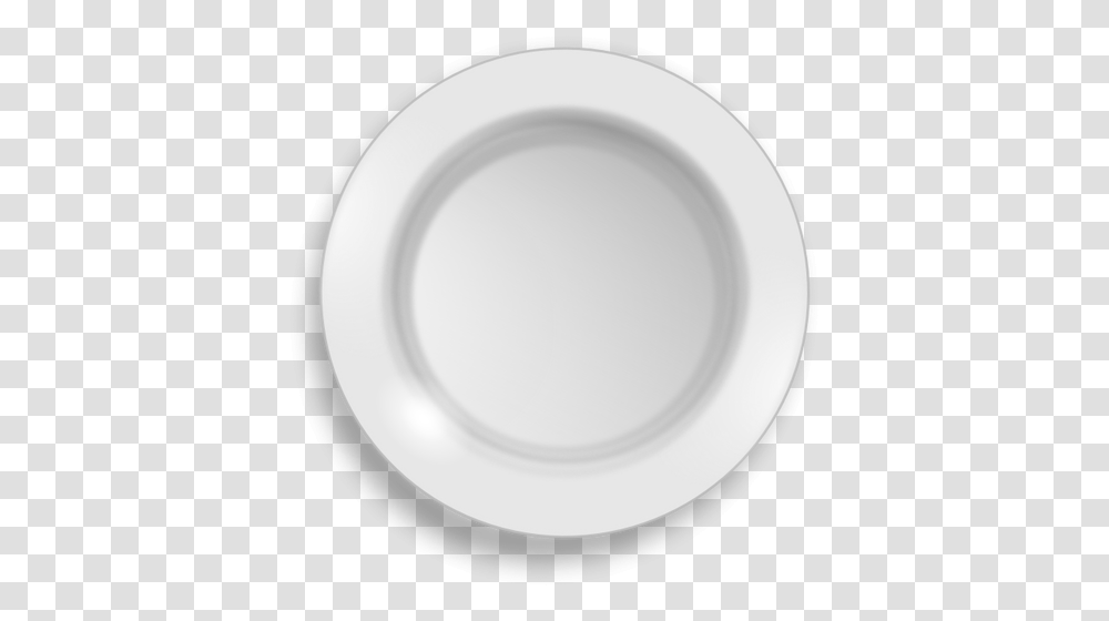 Vector Clip Art Of Empty White Plate, Porcelain, Pottery, Dish, Meal Transparent Png