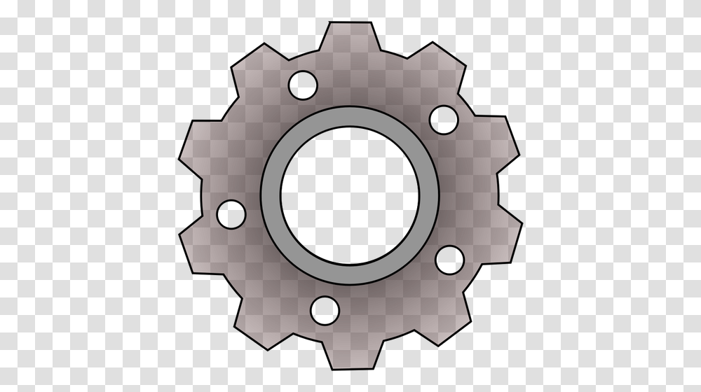 Vector Clip Art Of Gear With Small Holes, Machine Transparent Png