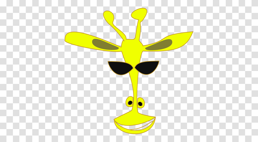 Vector Clip Art Of Giraffe Smile, Animal, Wasp, Bee, Insect Transparent Png