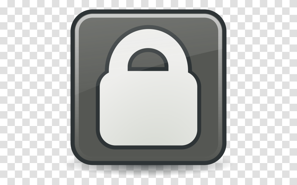 Vector Clip Art Of Grayscale Security Icon, Lock Transparent Png