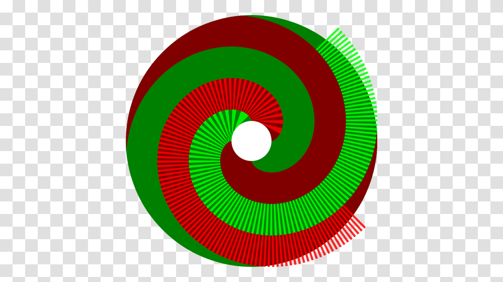 Vector Clip Art Of Green Shaded Circle With Separate Lines, Spiral, Rug, Coil Transparent Png