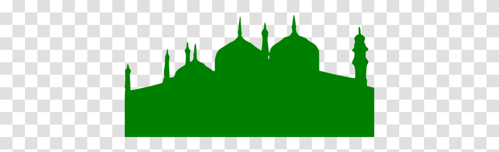 Vector Clip Art Of Green Silhouette Of A Mosque, Crystal, Crown, Jewelry, Accessories Transparent Png