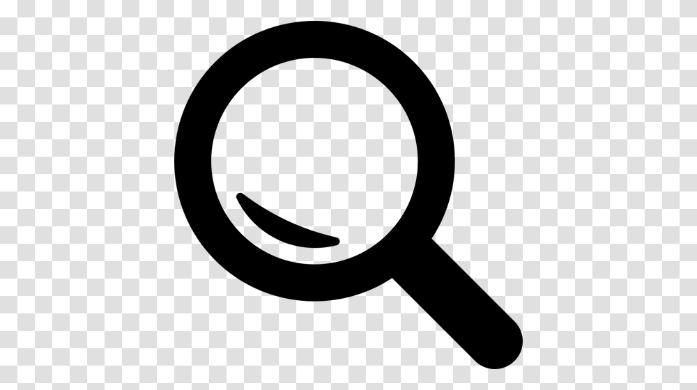 Vector Clip Art Of Magnifying Glass Search Icon, Gray, World Of Warcraft Transparent Png