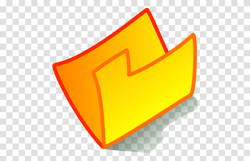 Vector Clip Art Of Orange Bent Folder Clip Art, Graphics, Couch, Furniture, Pumpkin Transparent Png