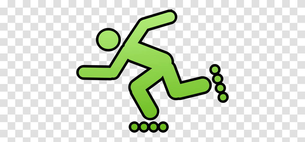 Vector Clip Art Of Pictogram For Man Rollerblading, Animal, Tennis Ball, Sport, Sports Transparent Png
