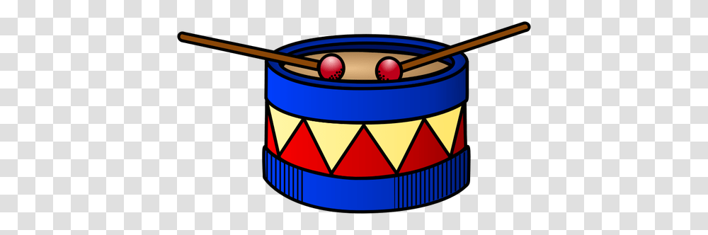 Vector Clip Art Of Red And Blue Drum, Percussion, Musical Instrument, Kettledrum, Leisure Activities Transparent Png