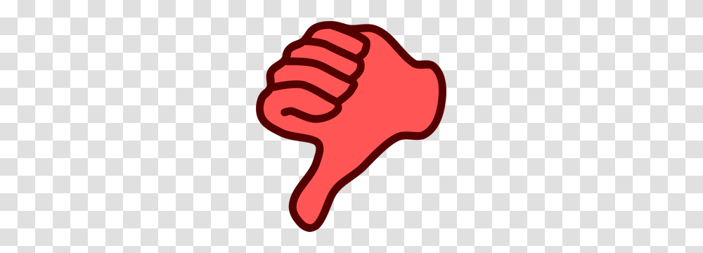 Vector Clip Art Of Red Thumbs Down Hand, Fist, Heart, Handshake Transparent Png