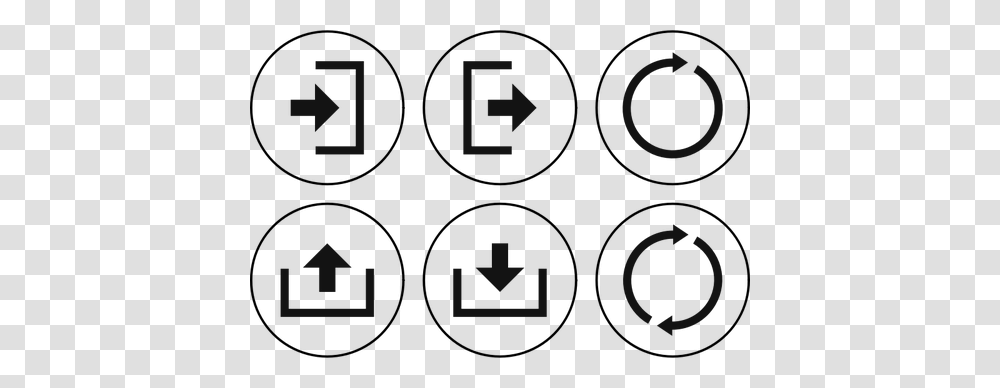 Vector Clip Art Of Set Of Icons For Application Design Public, Number, Alphabet Transparent Png