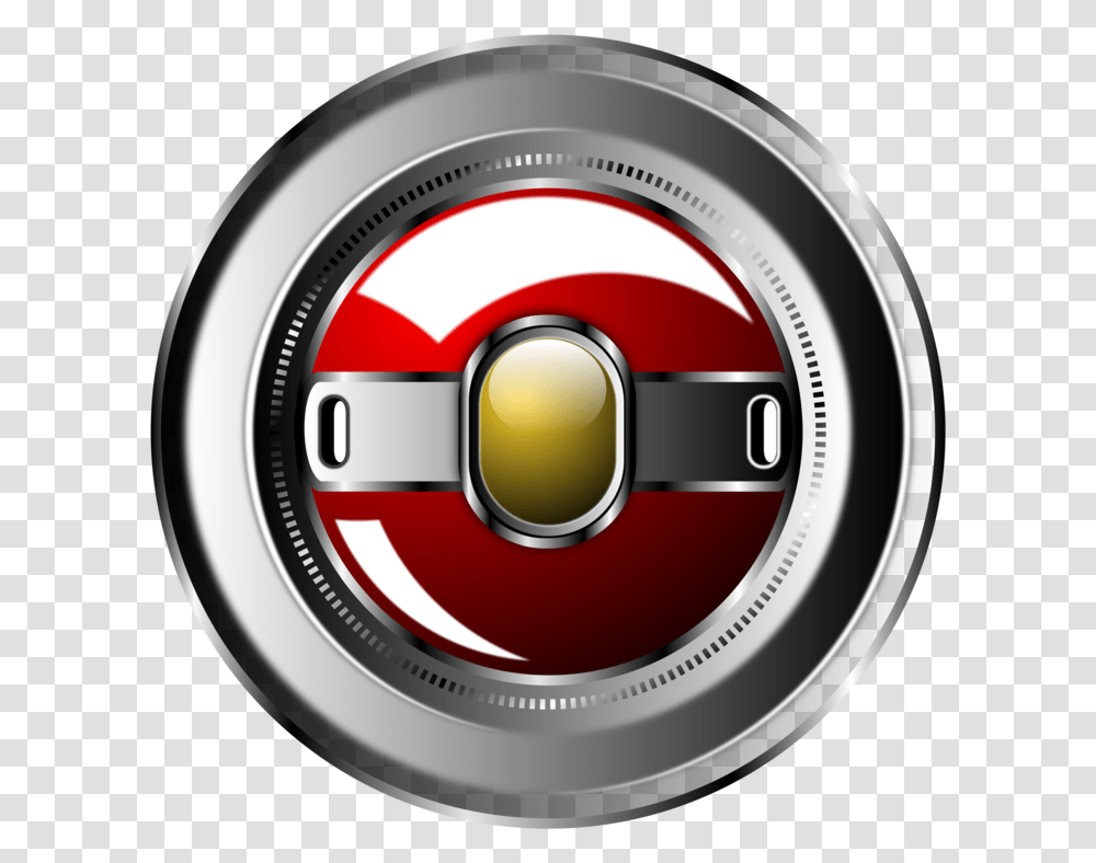 Vector Clip Art Of Shiny Button, Wheel, Machine, Electronics, Spoke Transparent Png