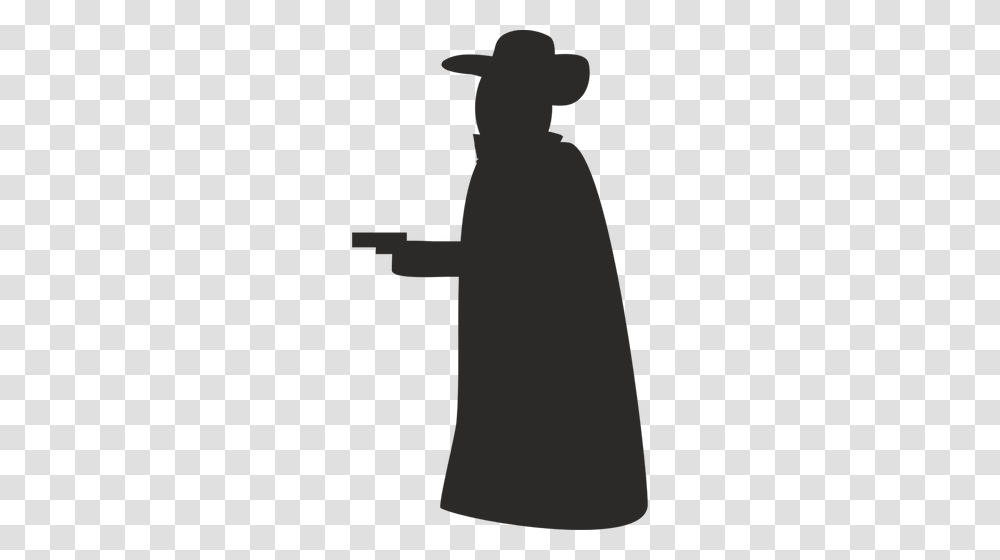 Vector Clip Art Of Silhouette Of A Robber, Sleeve, Cross, Long Sleeve Transparent Png