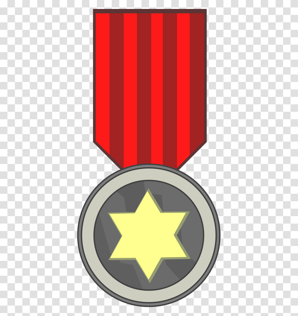 Vector Clip Art Of Star Award Medal On Red Ribbon, Trophy, Star Symbol, Logo Transparent Png