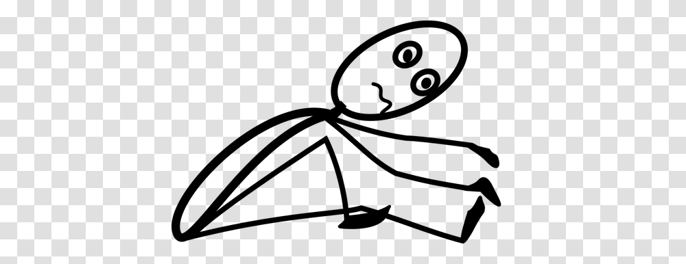 Vector Clip Art Of Stickman Stretching, Gray, World Of Warcraft Transparent Png