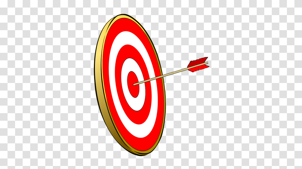 Vector Clip Art Of Target With Arrow, Game, Darts Transparent Png