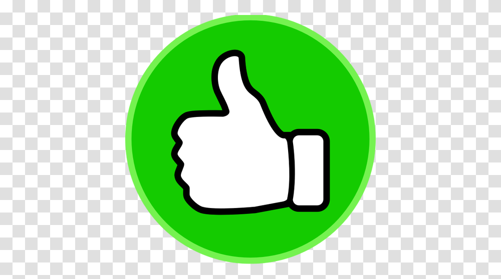 Vector Clip Art Of Thumbs Up In A Green Circle, Hand, Fist Transparent Png