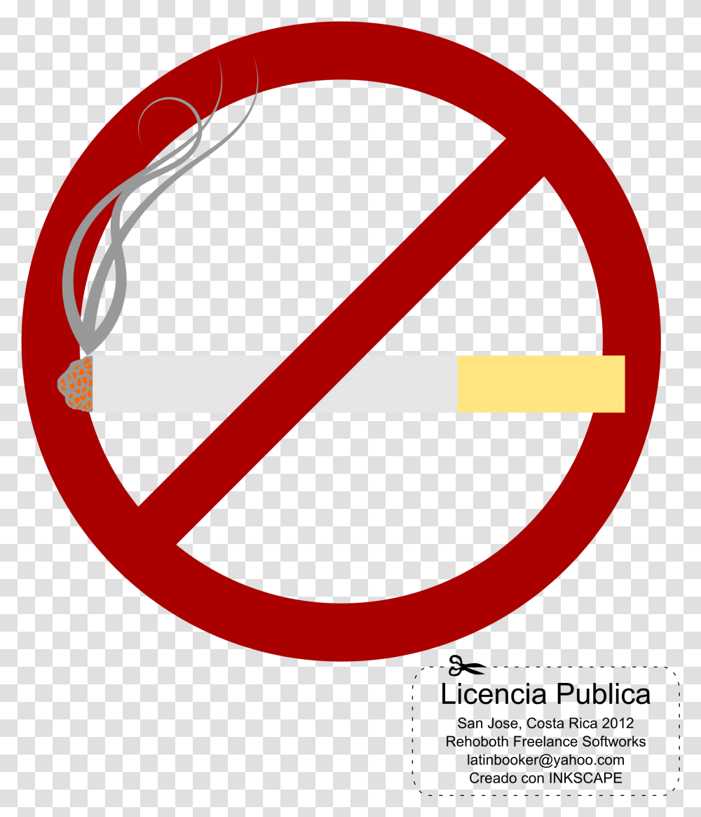 Vector Clip Art Of Wavy Smoke No Smoking Sign Free Svg No Earbuds Sign, Symbol, Lighting, Road Sign Transparent Png