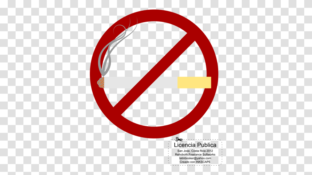 Vector Clip Art Of Wavy Smoke No Smoking Sign, Road Sign, Label Transparent Png