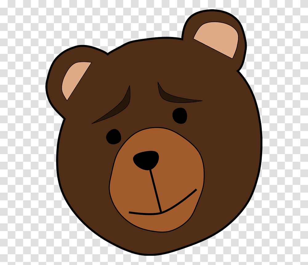 Vector Clip Art Of Weeping Teddy Bear Cartoon Bear Face, Piggy Bank, Animal Transparent Png