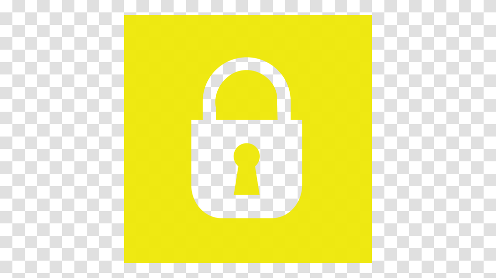 Vector Clip Art Of Yellow Security Icon, First Aid, Lock Transparent Png