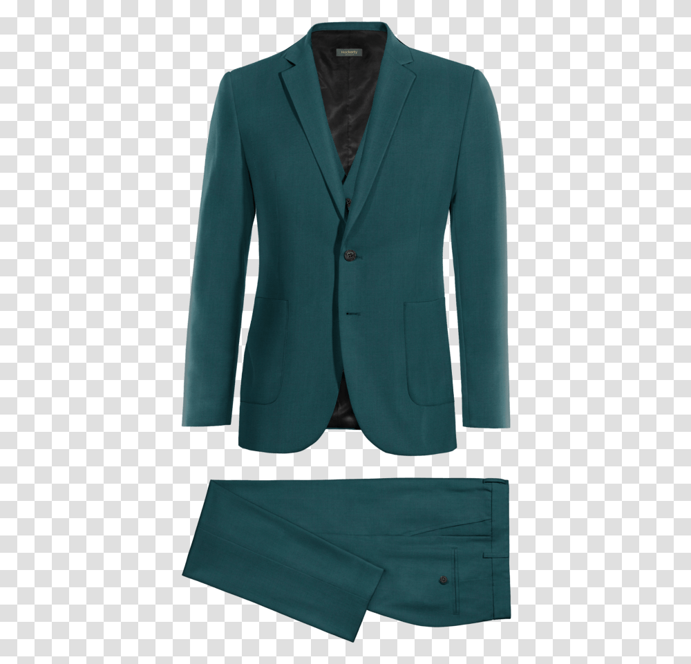 Vector Clothes Semi Formal Attire Trajes Verdes, Apparel, Suit, Overcoat Transparent Png