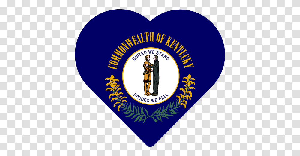 Vector Country Flag Of Kentucky Heart Vector World Flags Kentucky Flag, Logo, Symbol, Trademark, Person Transparent Png