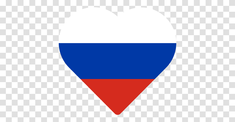 Vector Country Flag Of Russia Heart Vector World Flags Clip Art, Balloon, Plectrum, Triangle Transparent Png
